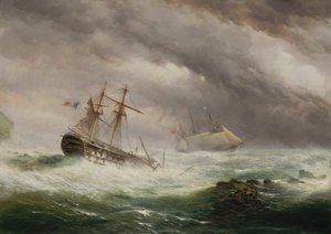 HMS Endymion Rescuing a French Two-Decker